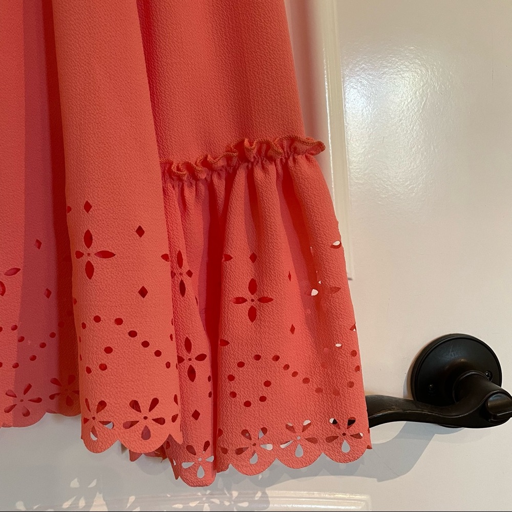 Kay Celine Coral Off the Shoulder Top (OS) - Picture 9 of 11